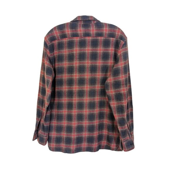 Levis NEW Chore Shirt The Worker Plaid Button Up Mens M Flannel Rugged Work Wear - Picture 2 of 5
